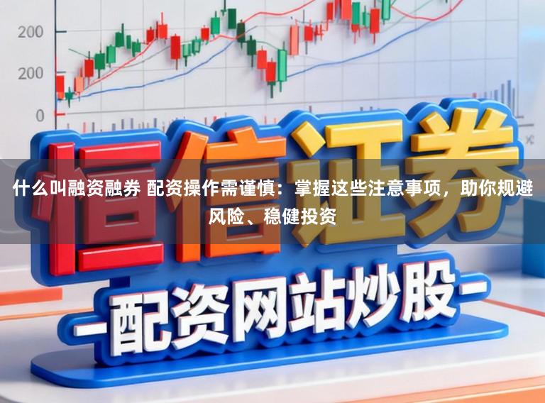什么叫融资融券 配资操作需谨慎：掌握这些注意事项，助你规避风险、稳健投资